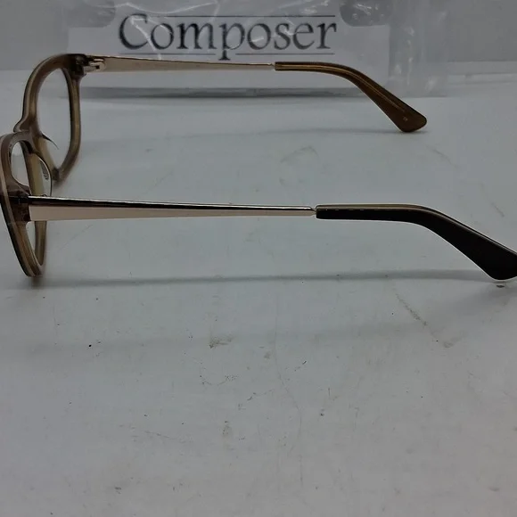 NWT Rxable Composer CPE107 Brown And Gold Eyeglass Frames display picture 3